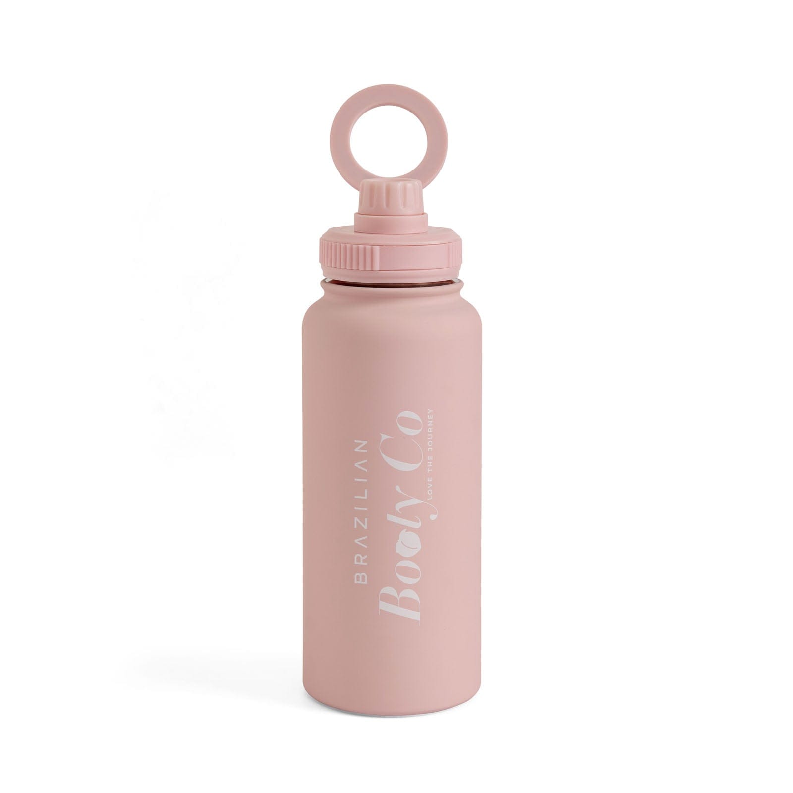 Pink Brazilian Booty Co magnetic stainless steel water bottle