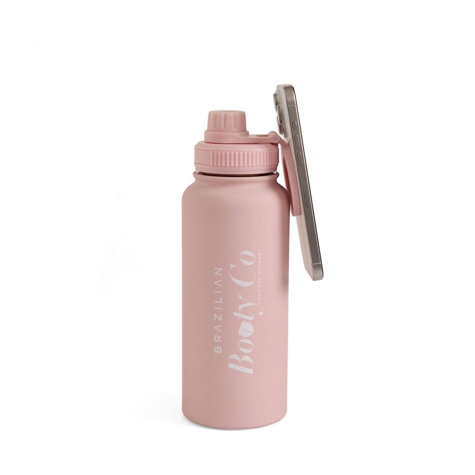 Buy Pink Brazilian Booty Co exercise water bottle with tripod