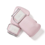 Professional-grade pink gloves for boxing sessions