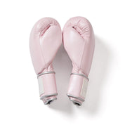 Pink leather gloves with branded Brazilian Booty Co logo