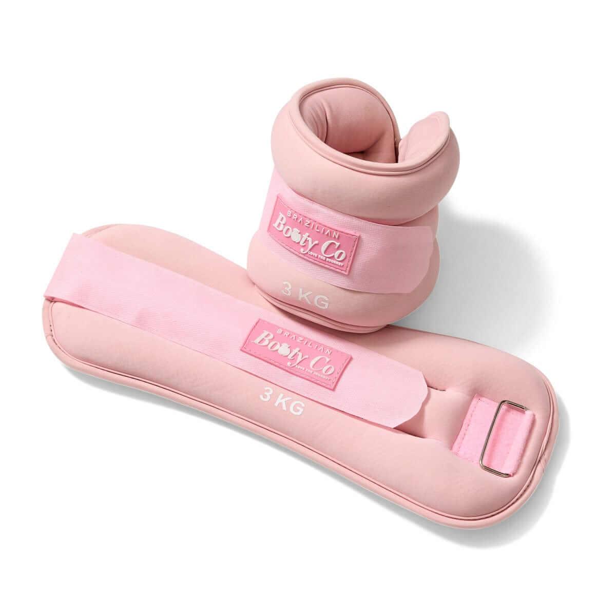 Shop Pink 3 KG Brazilian Booty Co ankle weights for home workouts