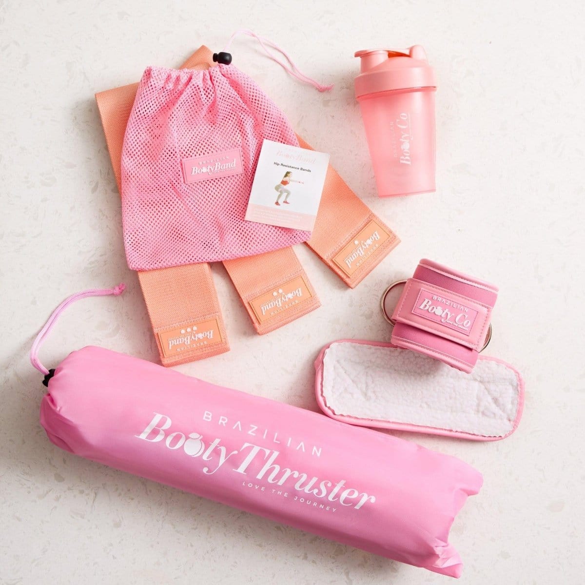 Brazilian Booty Co black resistance booty band for glute and leg workouts