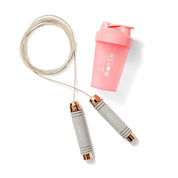 High-quality skipping rope for intensive training with waterbottle 